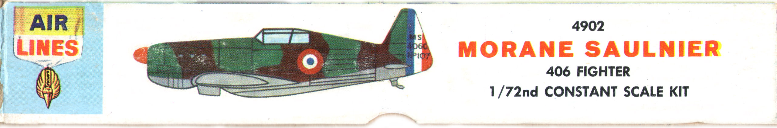 FROG Blue Series 157P, Morane Saulnier 406, 1963 box